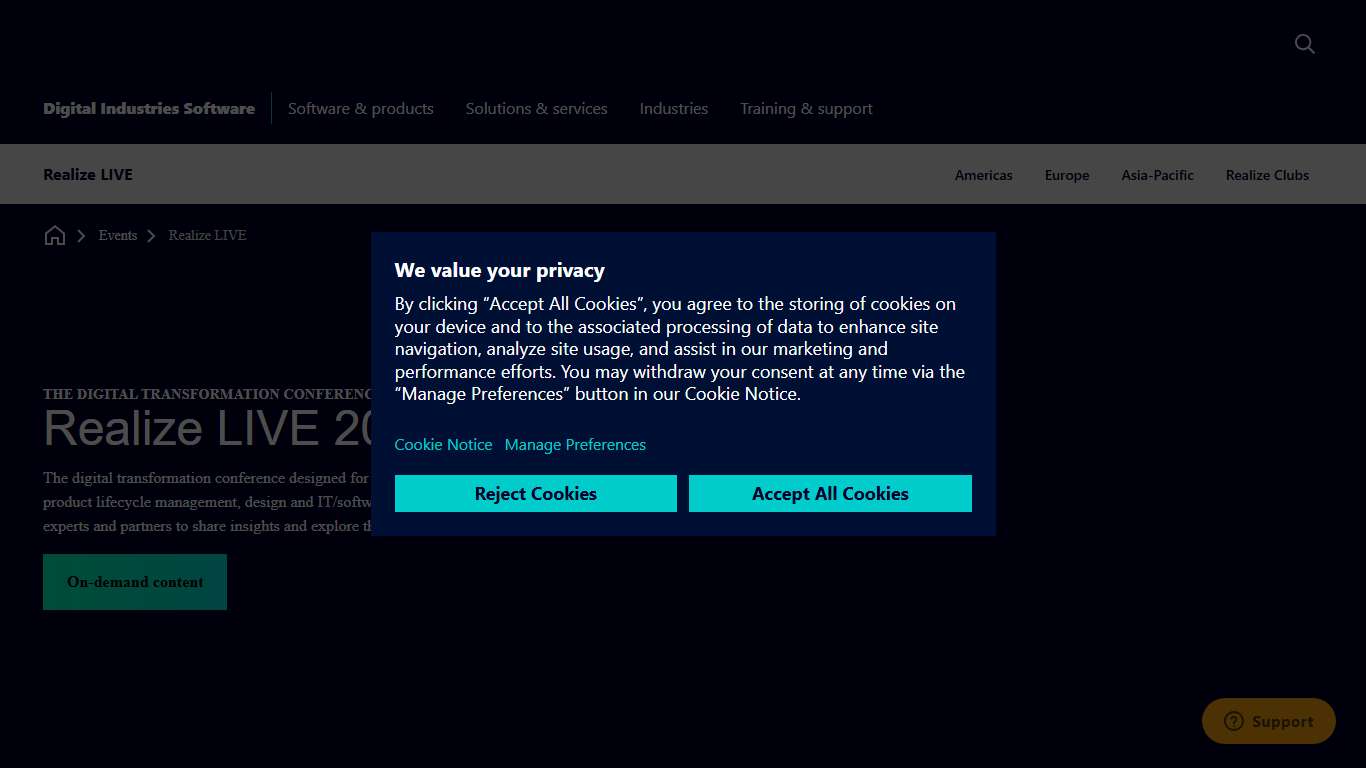 Realize LIVE 2026 - Digital Transformation Conference Siemens Software